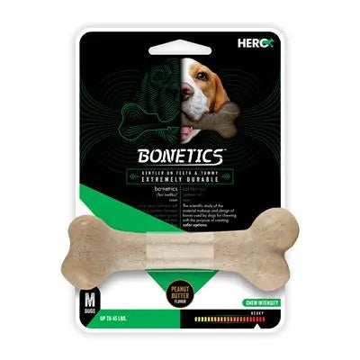 Hero Bonetics Femur Bone – Medium (Peanut Butter Flavour) Dog Chew Chew Crew